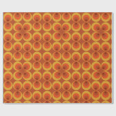 Papier Cadeau Funky 70s Retro Circle Print for Groovy Gifting (Plat)