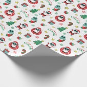 Papier Cadeau Funky Alien Noël Noël Noël Noël Noël Noël Noël Noë (Coin)