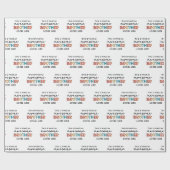 Papier Cadeau Funny Awesome Frère | Cadeau pour Meilleur Frère j (Plat)