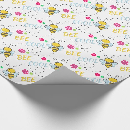 Papier Cadeau Funny Bee Cool (Coin)