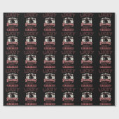 Papier Cadeau Funny Bowler Humour Lucky Bowling (Plat)