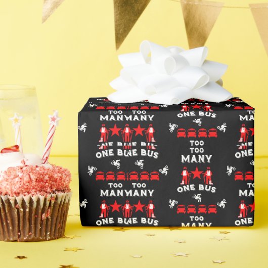 Papier Cadeau Funny Broken Leg Se Bien (Fête d'anniversaire)