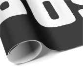 Papier Cadeau Funny Bus Boss School Bus Driver (Coin rond)