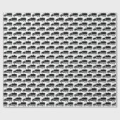 Papier Cadeau Funny Camion-citerne septique (Plat)