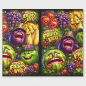 Papier Cadeau Funny character wrapping paper (Plat)