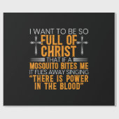 Papier Cadeau Funny Christian Religious Servant of God Faithful (Plat)