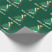 Papier Cadeau Funny Covider l'arbre de Noël (Coin)