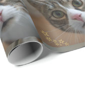 Papier Cadeau Funny Custom Photo (Coin rond)