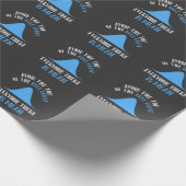 Papier Cadeau Funny Data Science Bell Curve Computer Programmer (Coin)