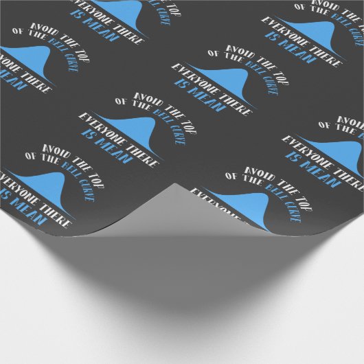 Papier Cadeau Funny Data Science Bell Curve Computer Programmer (Coin)