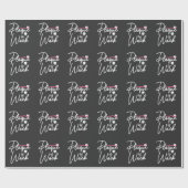 Papier Cadeau Funny Dentistra Plaque Dental Assistant dentaire (Plat)