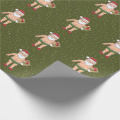 Papier Cadeau Funny Dirty Père Noël Collection de Noël Coupes en (Coin)