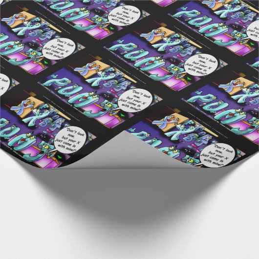 Papier Cadeau Funny Divorce My Ex (Coin)