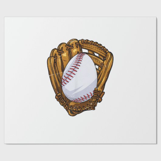 Papier Cadeau Funny Easter Egg Baseball Egg Hunting Easter Day M (Plat)