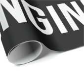 Papier Cadeau Funny Engineer For All Women (Coin rond)