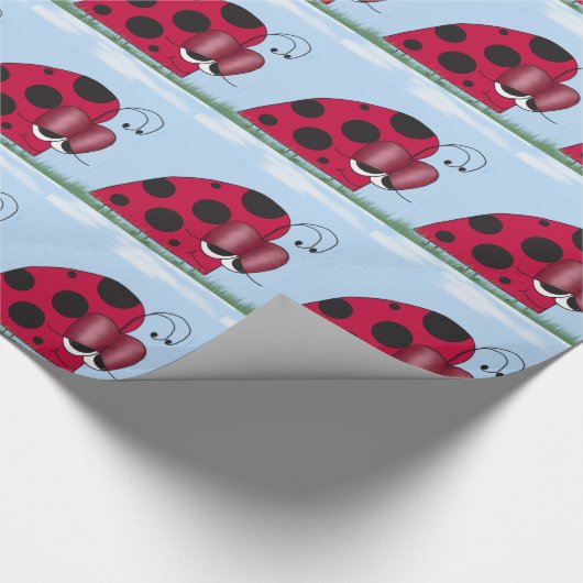 Papier Cadeau Funny et Euphoric Ladybug (Coin)