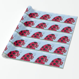 Papier Cadeau Funny et Euphoric Ladybug