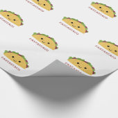 Papier Cadeau Funny Fantastaco Taco Pun Cute Kawaii Taco (Coin)