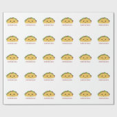 Papier Cadeau Funny Fantastaco Taco Pun Cute Kawaii Taco (Plat)