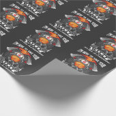 Papier Cadeau Funny Firefighter Plaisanter Secourt de chat (Coin)