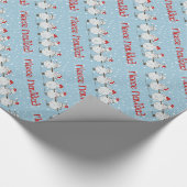 Papier Cadeau FUNNY Fleece Navidad Christmas Adorable Sheep (Coin)