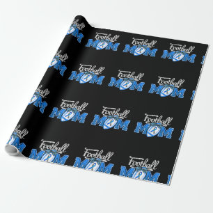 Papier Cadeau Funny Football Mom Type 1 Diabetes Awareness Ribbo