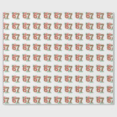 Papier Cadeau Funny Gen Alpha 67 Christmas Meme (Plat)