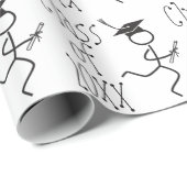 Papier Cadeau Funny Graduation Runner © - Cross Country, Track (Coin rond)
