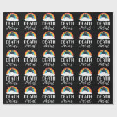 Papier Cadeau Funny Heavy Death Metal Chat Rainbow Rock Music (Plat)