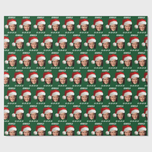 Papier Cadeau Funny Kamala Harris Christmas (Plat)