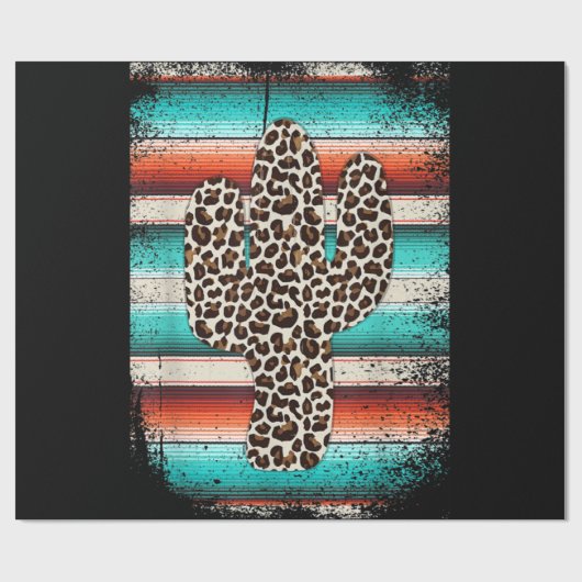 Papier Cadeau Funny Leopard (Plat)