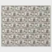 Papier Cadeau Funny Money Million Dollar Rich Vibes Print (Plat)