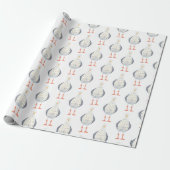 Papier Cadeau Funny Motif de mouette (Déroulé)