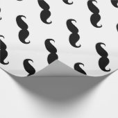 Papier Cadeau Funny Moustache noire (Coin)