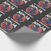 Papier Cadeau Funny Ninja Kid en formation (Coin)