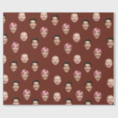 Papier Cadeau Funny Personnalisé 3 faces (Plat)