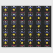 Papier Cadeau Funny Philippin Américain Philippines Pinoy Pinay (Plat)