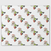 Papier Cadeau Funny Pickle Santa Claus (Plat)