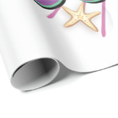 Papier Cadeau funny pineapp (Coin rond)