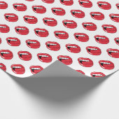 Papier Cadeau Funny Red Lips  (Coin)