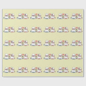 Papier Cadeau funny sheep (Plat)