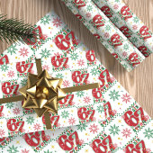 Papier Cadeau Funny Six Seven 67 Meme Retro Xmas Humor Christmas