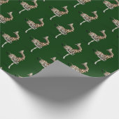 Papier Cadeau Funny Sporty Giraffe (Coin)
