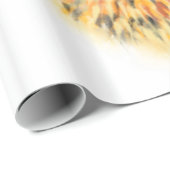 Papier Cadeau Funny Surprised Curious Rooster - What's So Funny (Coin rond)