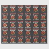 Papier Cadeau Funny Transplant de foie Bénéficiaire Chirurgie S' (Plat)