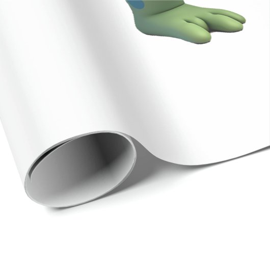 Papier Cadeau Funny Turtle Hiking Graphic Camping Lover Adventur (Coin rond)