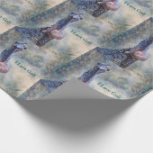 Papier Cadeau Funny Wild Turkey Love Golf (Coin)