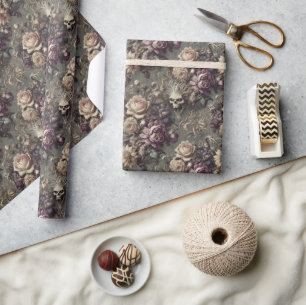 Papier Cadeau Fureur du Spectre Enragé – Gothique Victorien