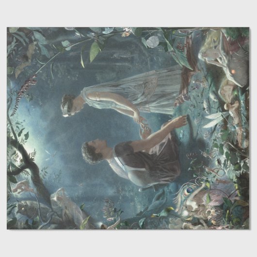Papier Cadeau Furries : Le rêve d'une nuit d'été de Shakespeare (Plat)