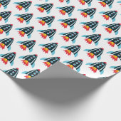Papier Cadeau Fusée spatiale (Coin)